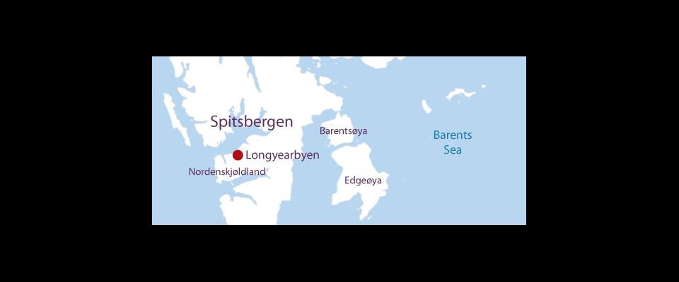 a map of Spitsbergen