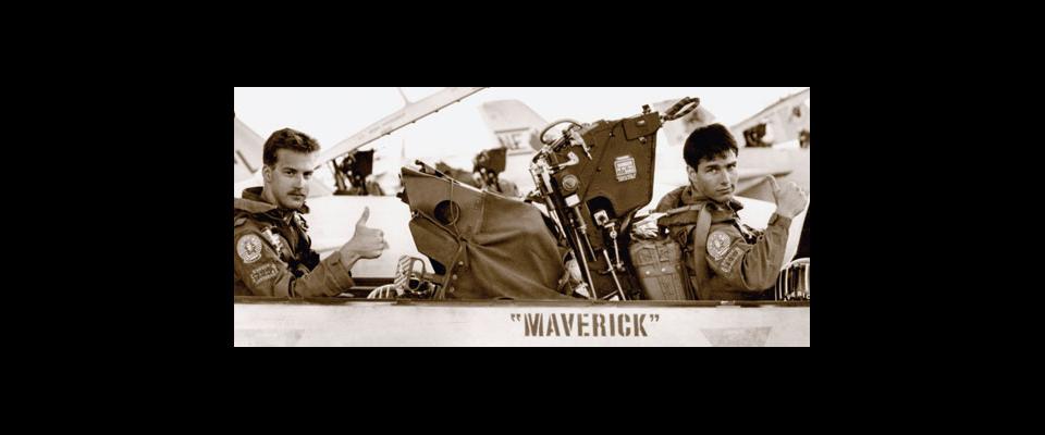 image of Tom Cruise and another pilot from Top Gun