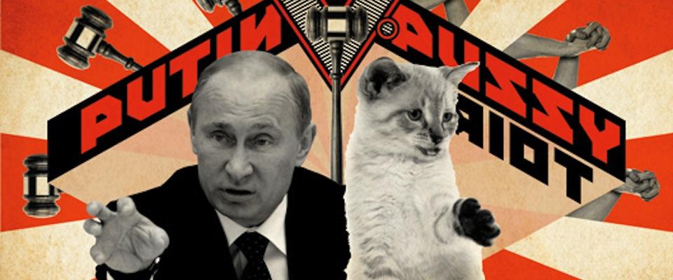 Putin and a cat