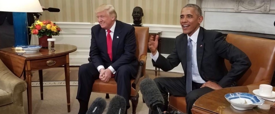 Obama meeting with Trump