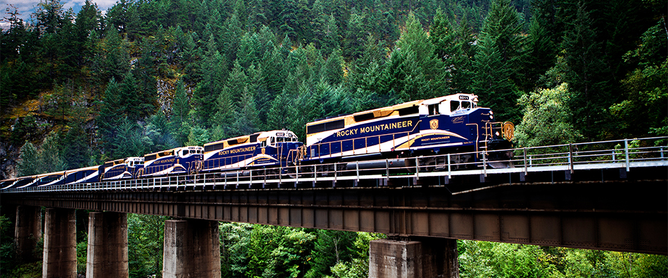 Canadian Rockies train