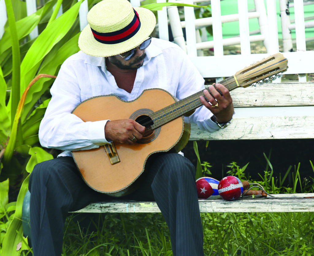 Afro-Cuban Musician Playing music