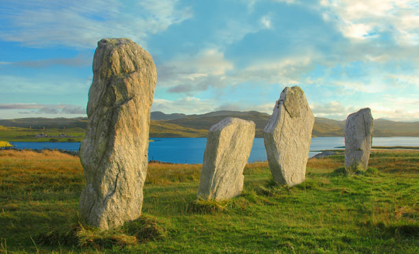 Callanish standing stones in Scotland