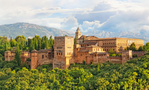 Ancient arabic fortress of Alhambra