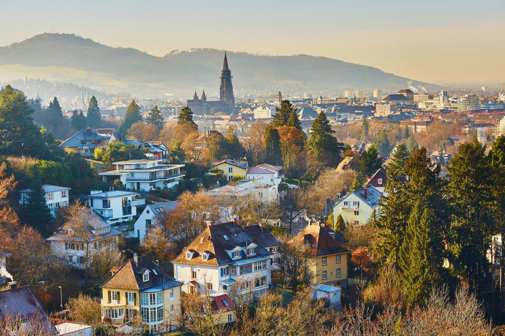 Panorama of Freiburg