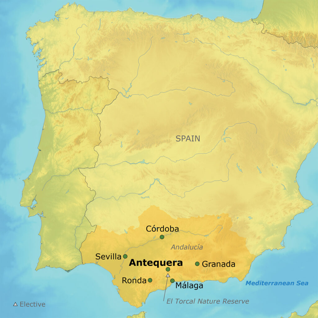 Spain Andalucia Map