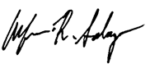 Alfonso R. Salazar Signature