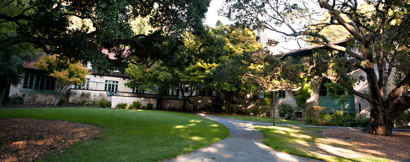 The exterior of the Berkeley Faculty Club on the UC Berkeley campus.