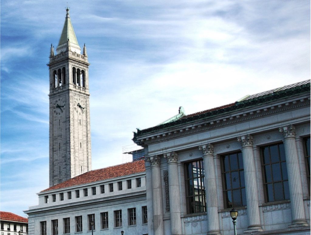 UC Berkeley campanile and library