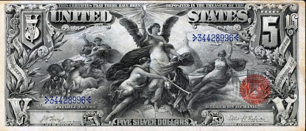 Five Silver Dollar 