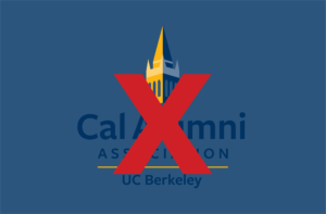 Do not put the Cal Alumni Association logo on low contrast background
