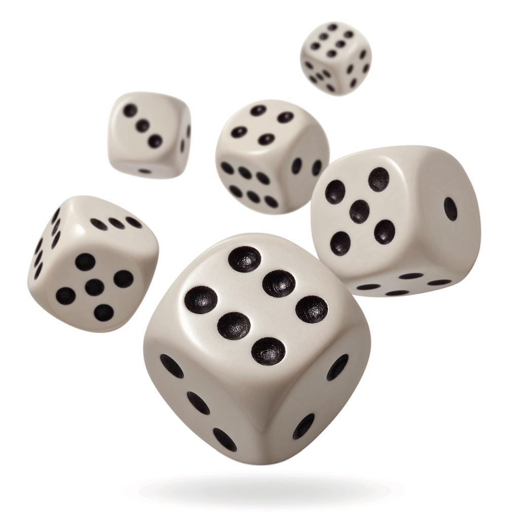 Six dice