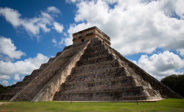 Mayan Pyramid Chichen Itza Mexico.