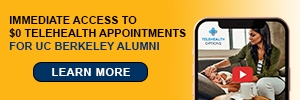 Immediate Access to $0 Telehealth Appointments For Alumni. LEARN MORE.
