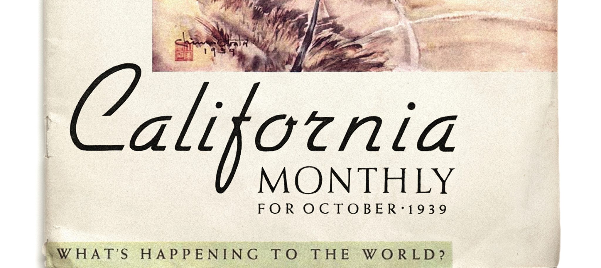 old California Monthly cover