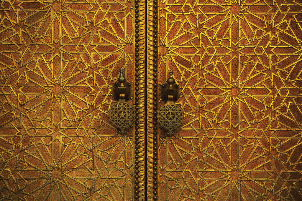 Door at the Royal Palace in Fez