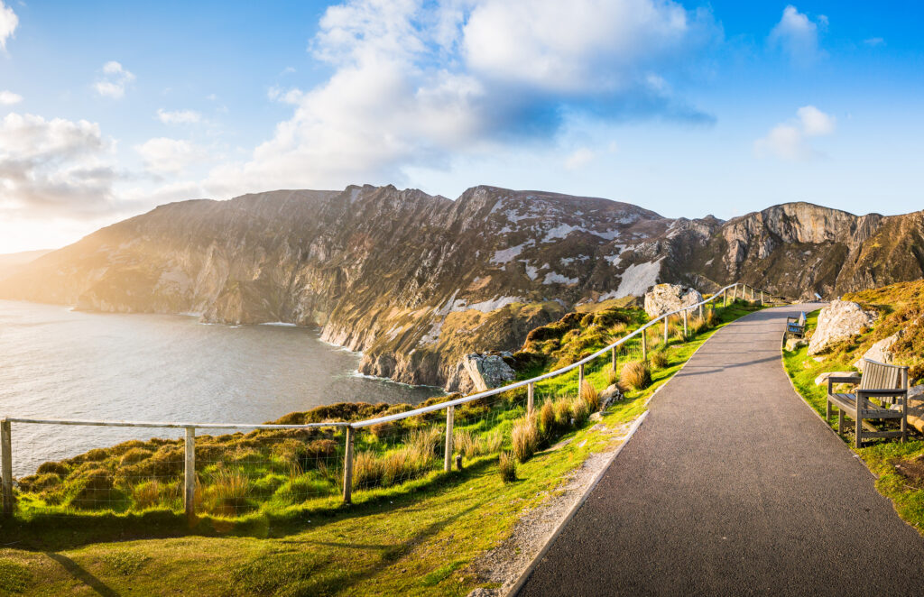 Beautiful Sea view at Slieve League in Ireland Donegal.