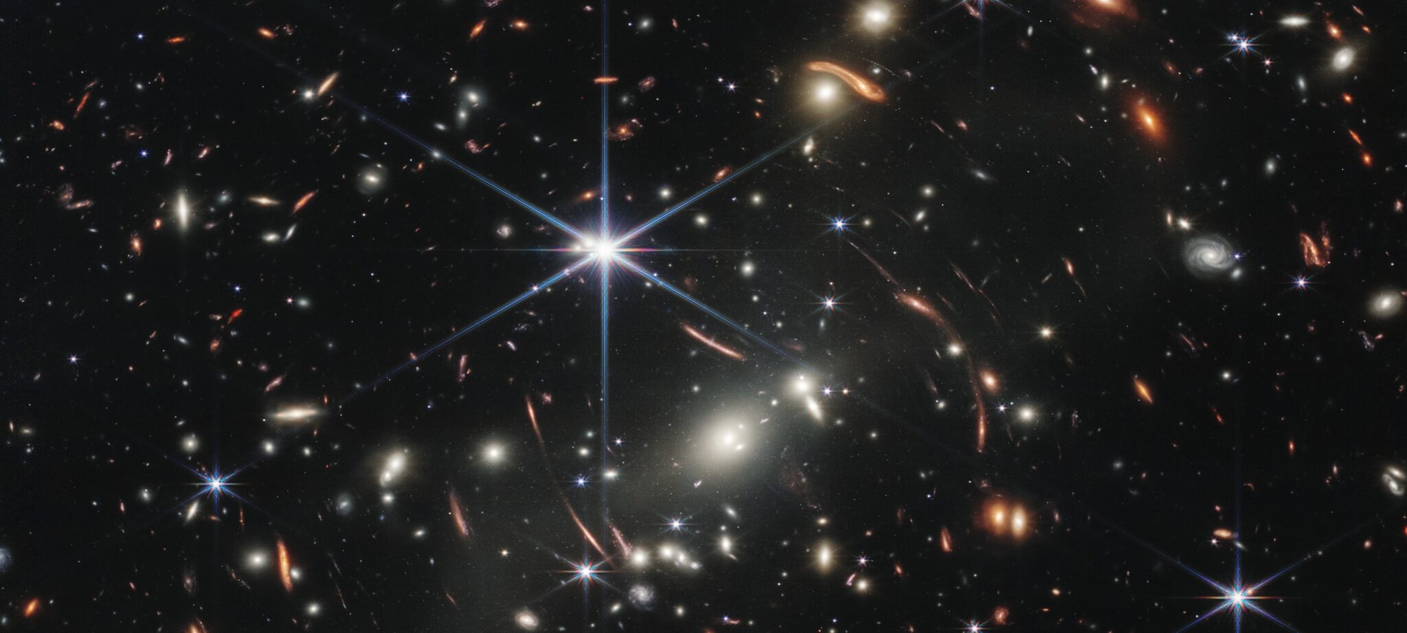 Image of stars from the Webb Space Telescope