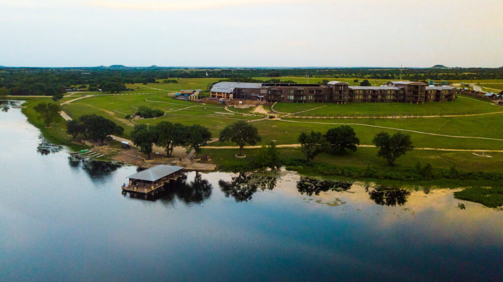 Rough Creek Lodge spans 11,000 acres overlooking scenic Mallard Lake in Glen Rose, TX.
