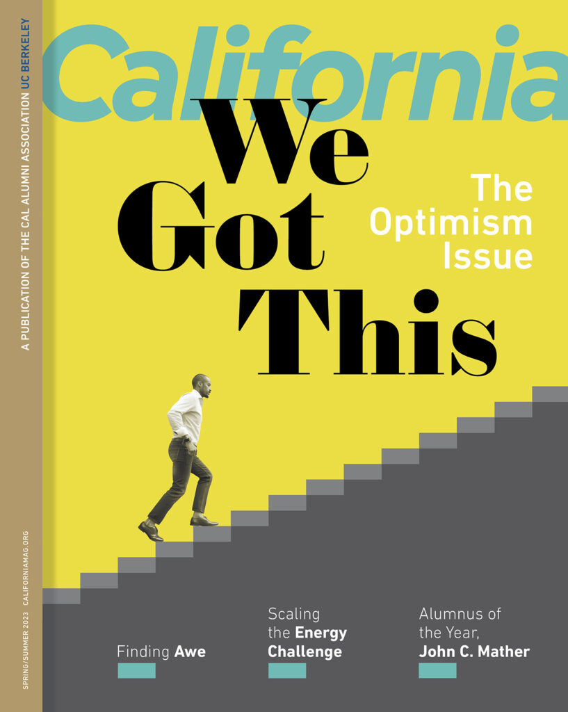 Cover of the latest California Magazine issue.