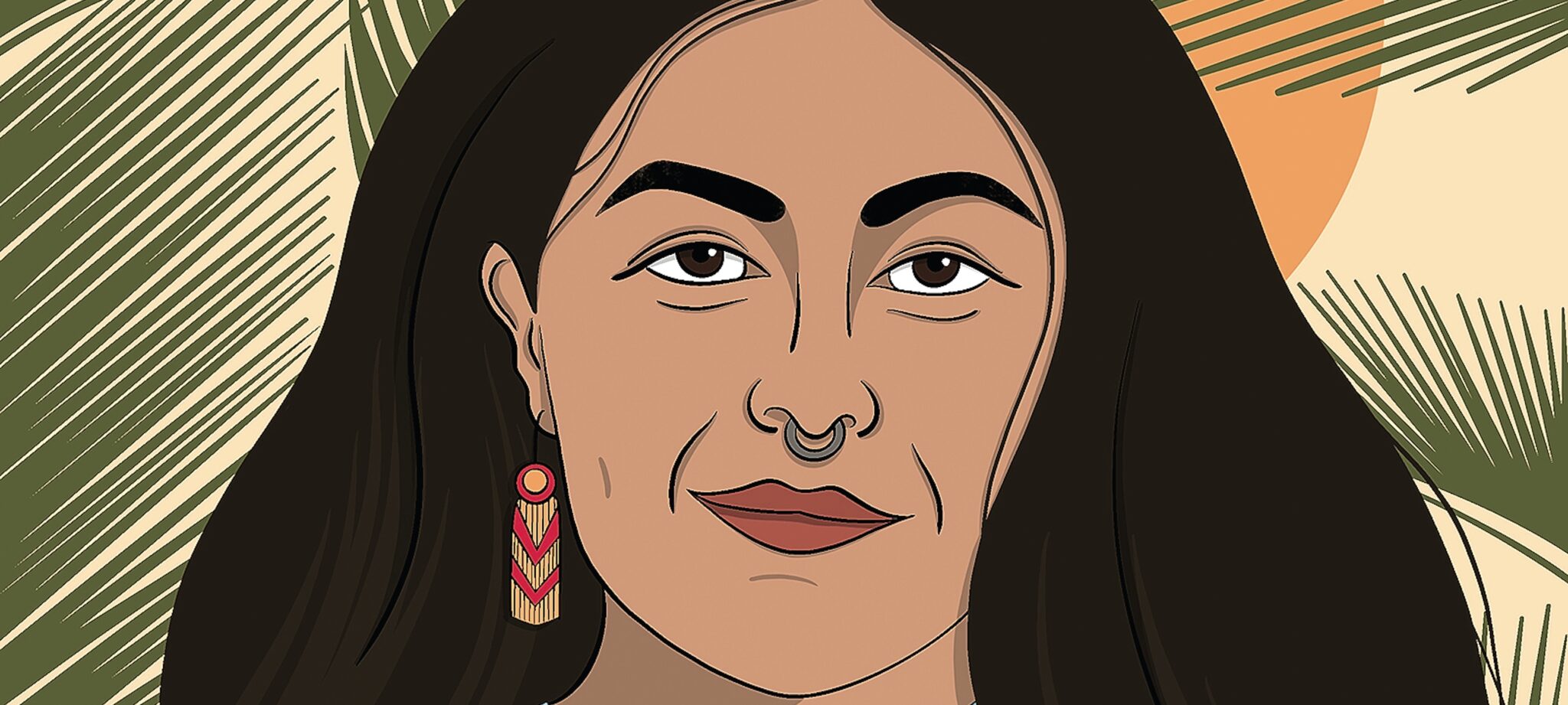 Illustration of Karla Cruz's head
