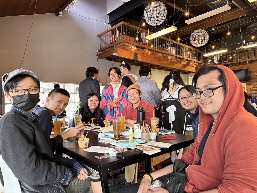 Students attend Cal Animage Alpha club's maid cafe hosted at Uji Time. 