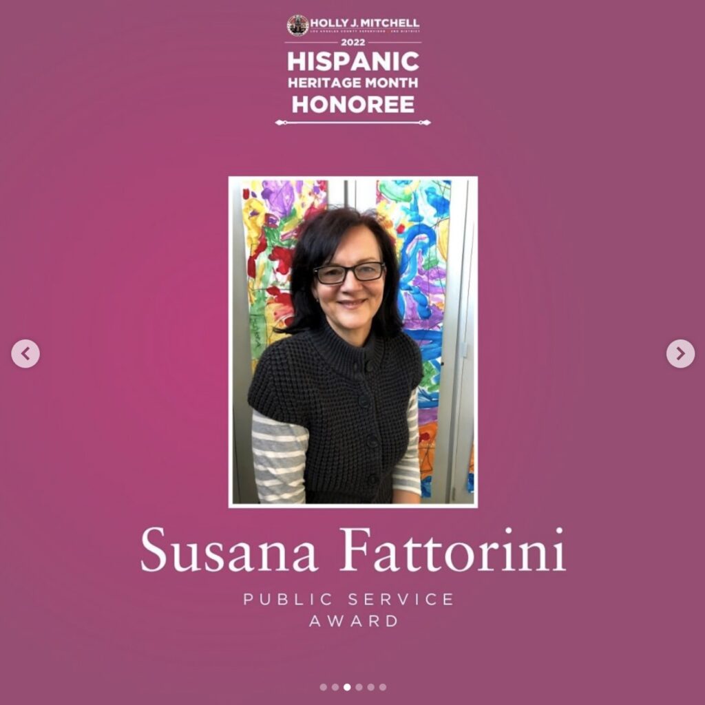 Susana Fattorini award picture