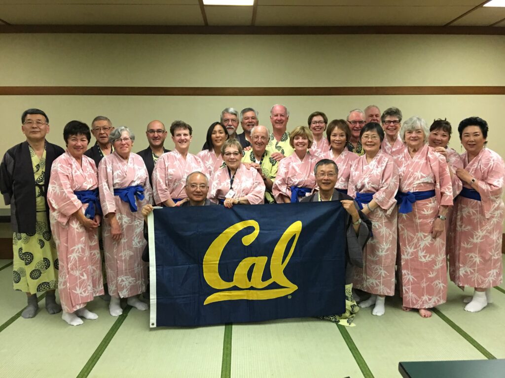 Dianne Fukami on a Cal Discoveries Travel trip to Japan. 