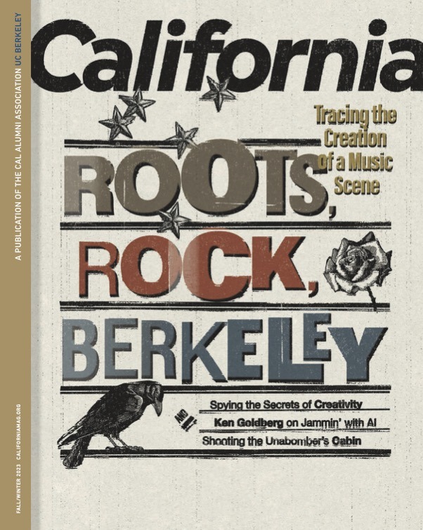 Cover of the latest California Magazine issue.