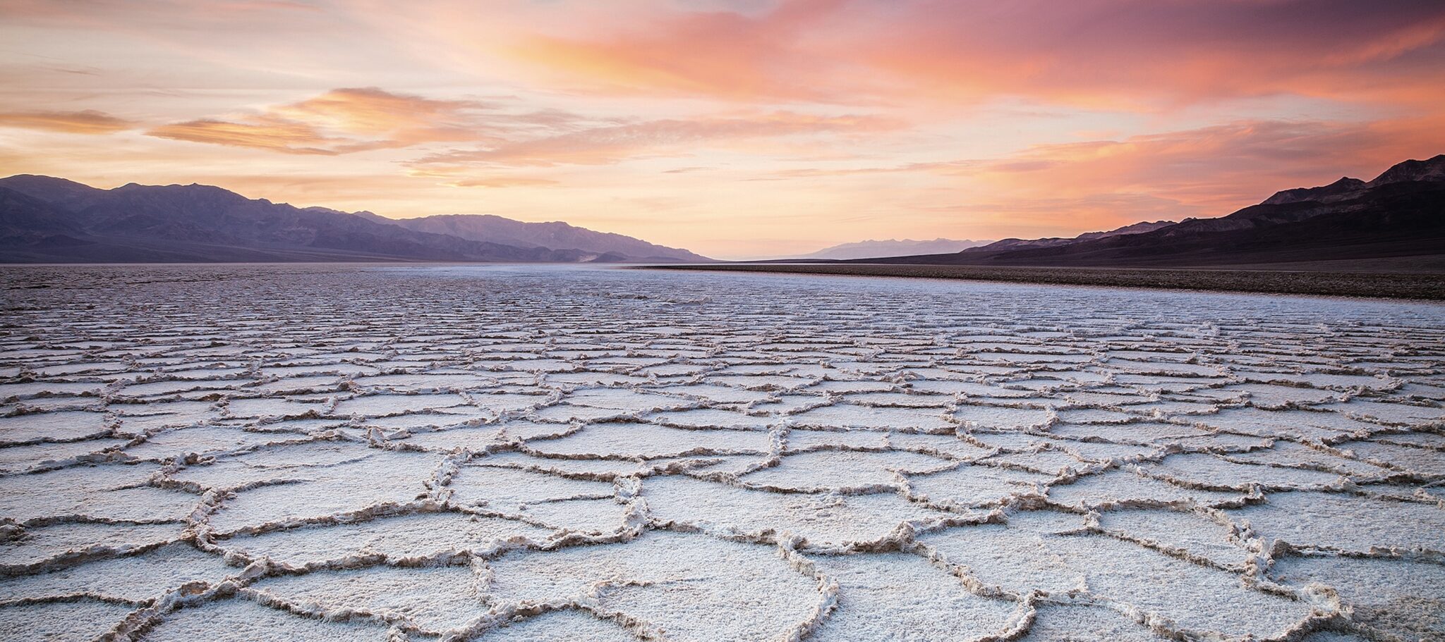Sunset in Badwater, Death Valley National Park