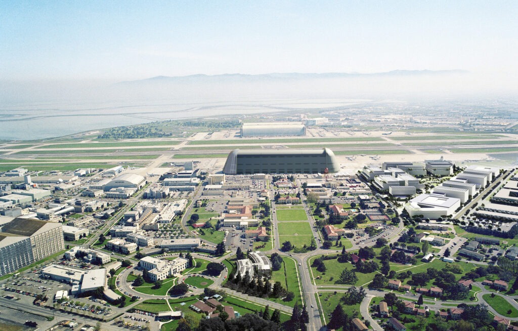 Rendering of the Berkeley Space Center from above