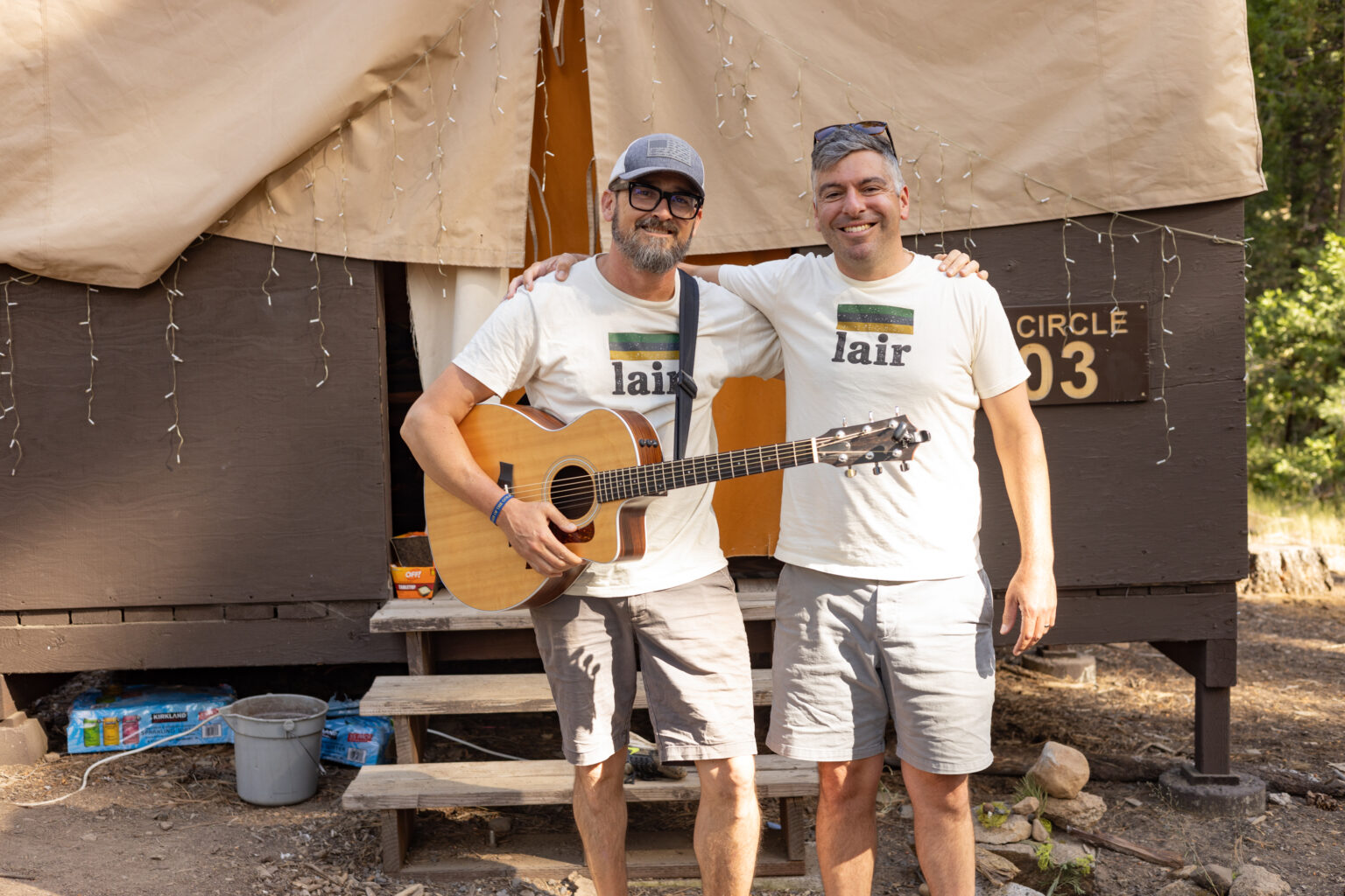 Lair dads with guitar