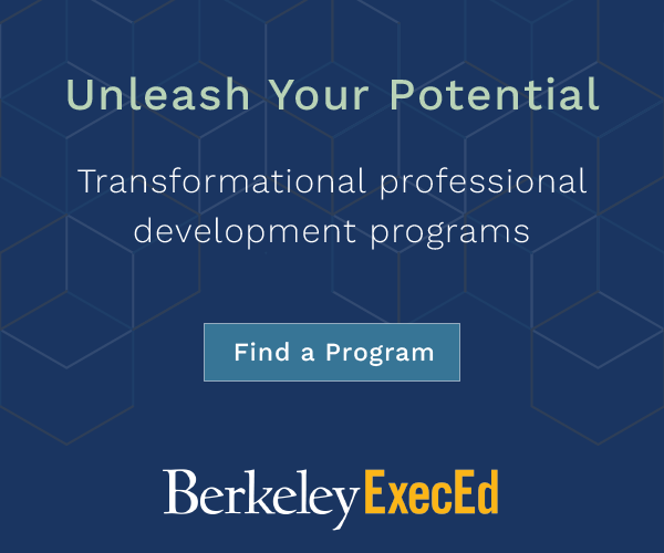 Unleash your potential. Enroll Berkeley Executive Education