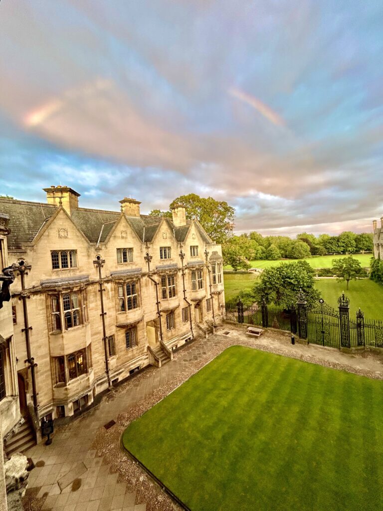 Oxford with a pretty sky