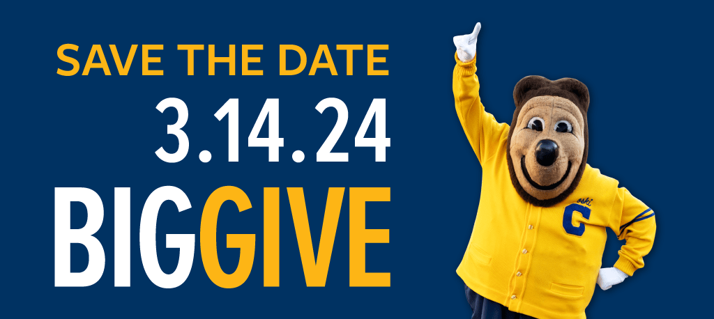 Save the date March 14, 2024 is Big Give