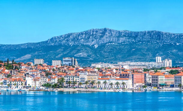 view of Split coastline from water