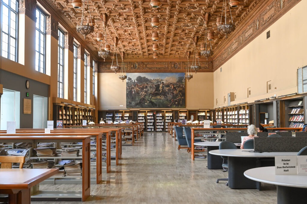 Heyns Reading Room in Doe Library